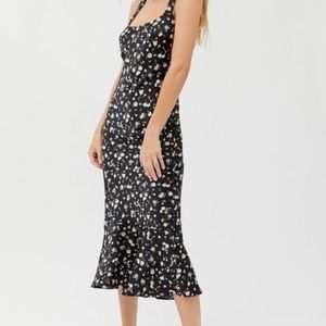 Urban Outfitters Andorra Ruffle Hem Dress
